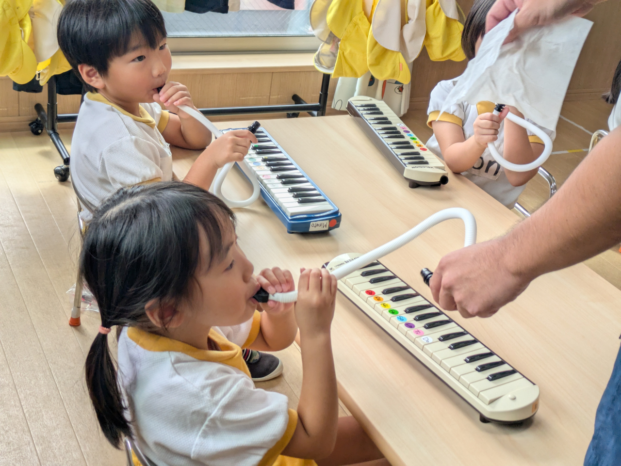 Zebra Class had our very first melodica lesson! 🎹🎶✨