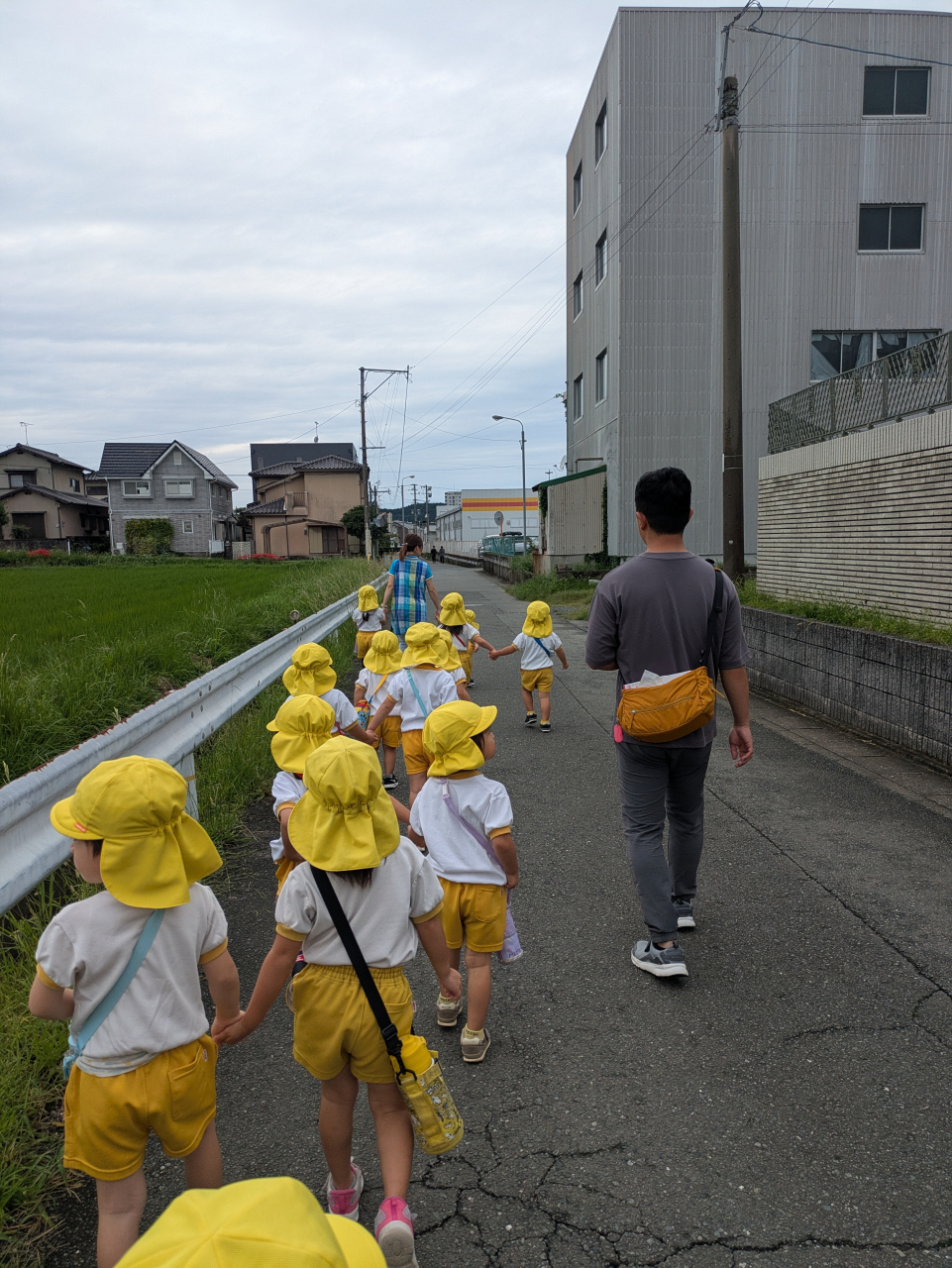 Walking to the shrine