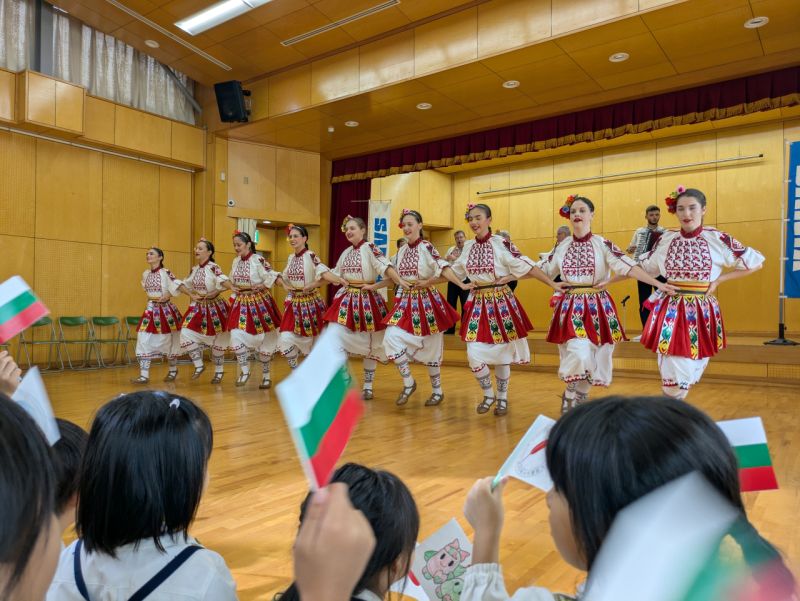 Enjoying Bulgarian Folk Dance